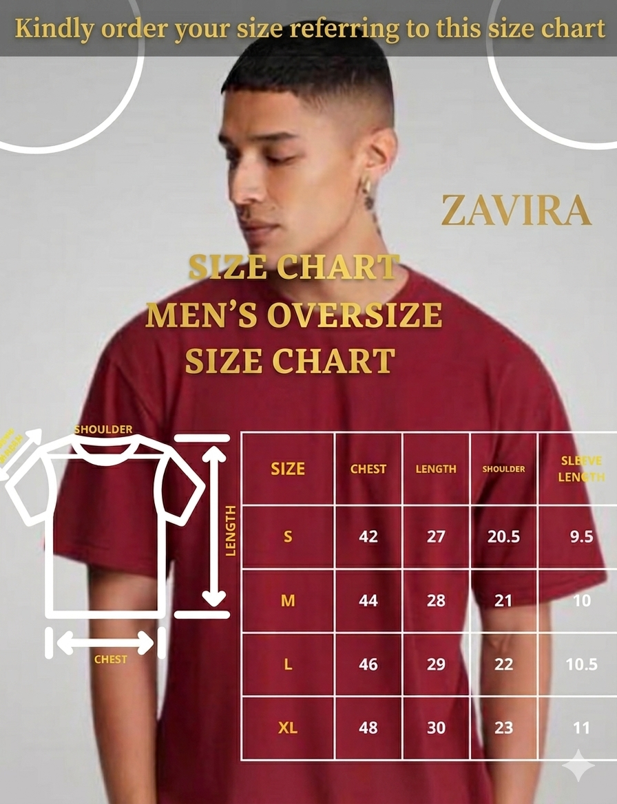 ZAVIRA Custom Studio - Make Your Own Streetwear Tee PC Terry 220 gsm