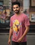 ZAVIЯA "SSJ3 GOKU" Aero-Oversized Anime Tee (210 GSM)