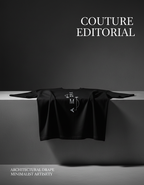 ZAVIRA "KARMA" Minimalist Oversized T-Shirt - Pitch Black