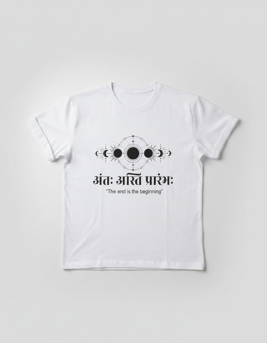 ZAVIRA Eternal Cycle Graphic Drop Shoulder Tee
