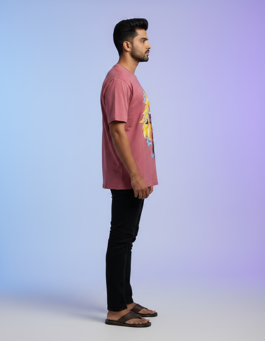 ZAVIЯA "SSJ3 GOKU" Aero-Oversized Anime Tee (210 GSM)
