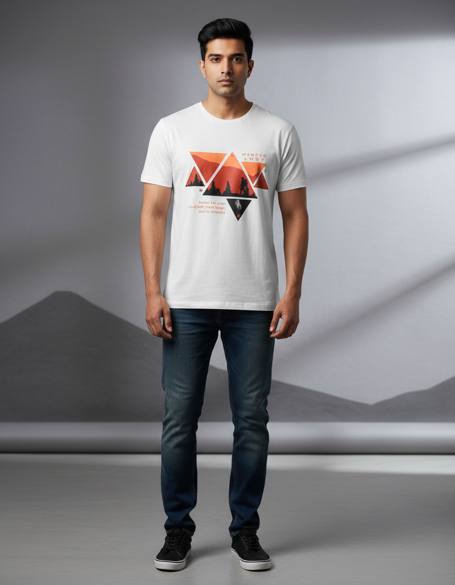 ZAVIRA "WANDERLUST" Aero-Oversized Tee (210 GSM)