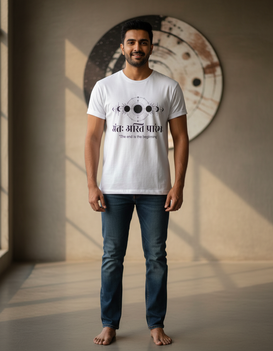 ZAVIRA Eternal Cycle Graphic Drop Shoulder Tee